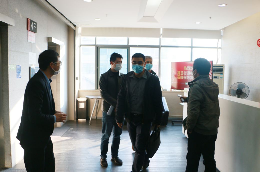万众一心，，携手抗疫 | 筼筜街道主任苏克一行莅临pg电子游戏试玩指导复工情形